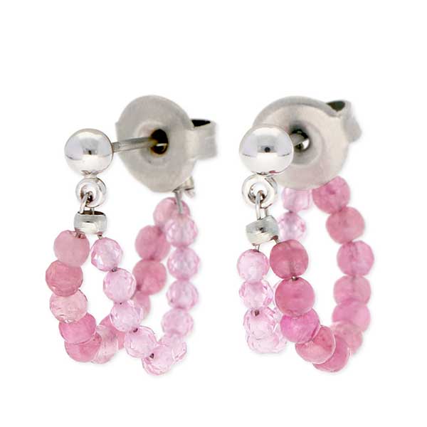 UZUOU チタンフープピアス