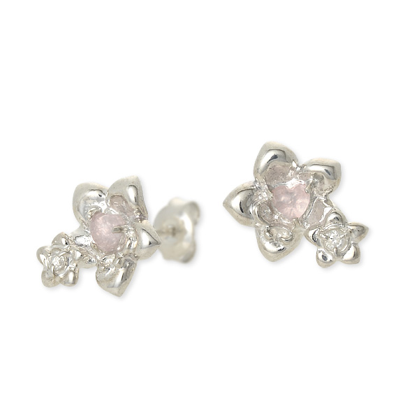 UZUOU シルバースタッドピアス