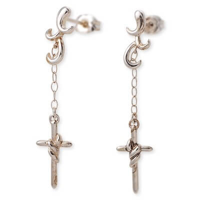 UZUOU シルバースタッドピアス