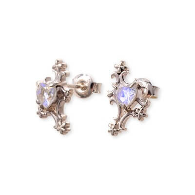 UZUOU シルバースタッドピアス