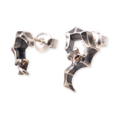 UZUOU シルバースタッドピアス