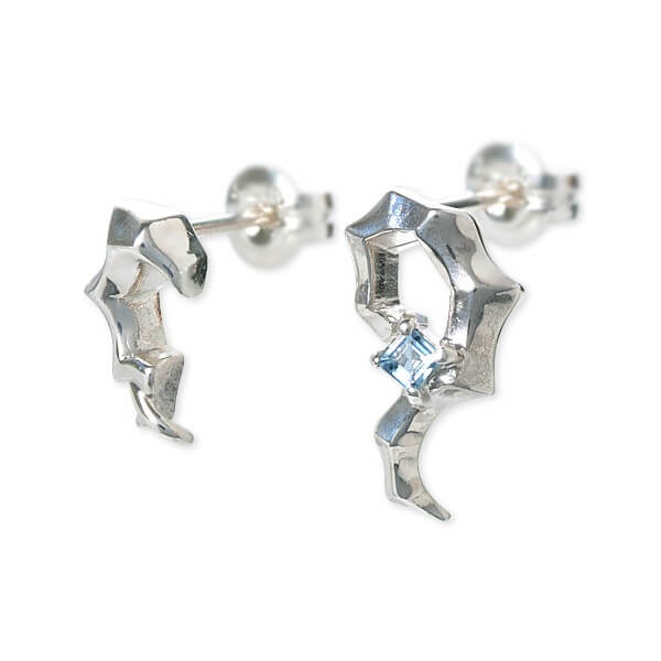 UZUOU シルバースタッドピアス