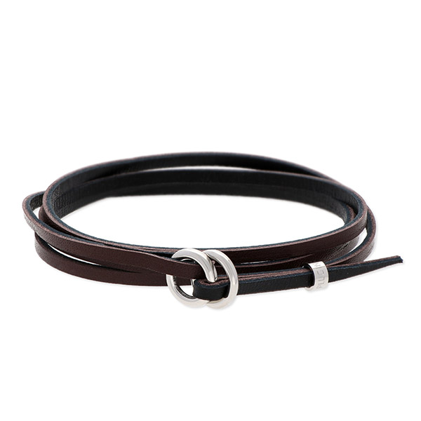 PLUG IN レザーブレスレット