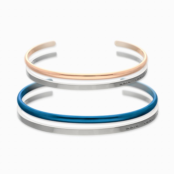 ステンレスペアバングル