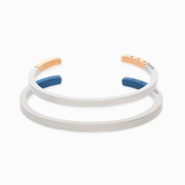 ステンレスペアバングル