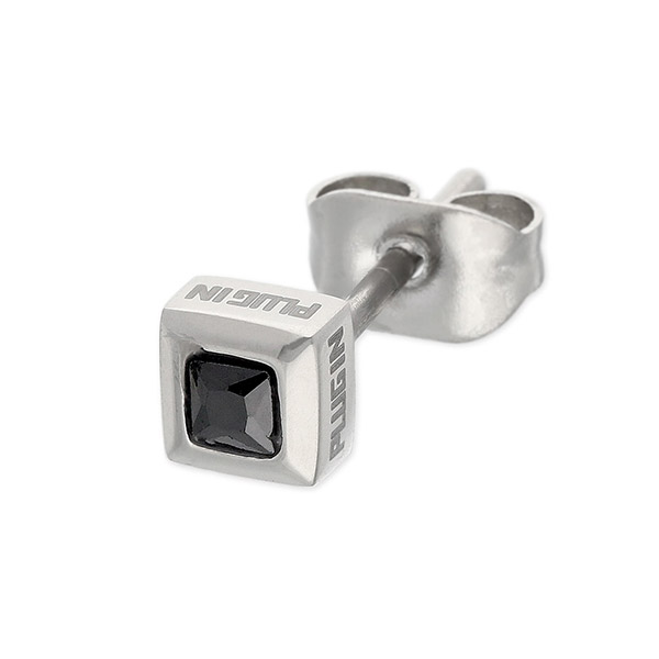 PLUG IN ステンレスピアス(片耳用)