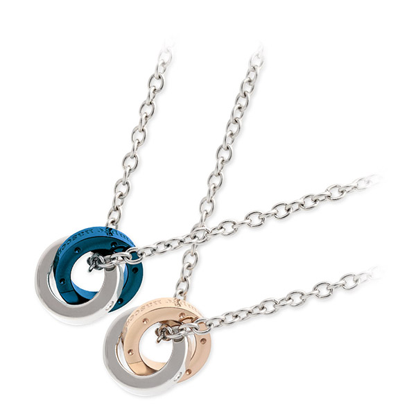 PLUG IN ステンレスペアネックレス