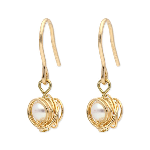 UZUOU ゴールドフィルドピアス