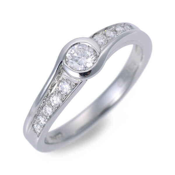 Sweet 10 Diamond プラチナリング