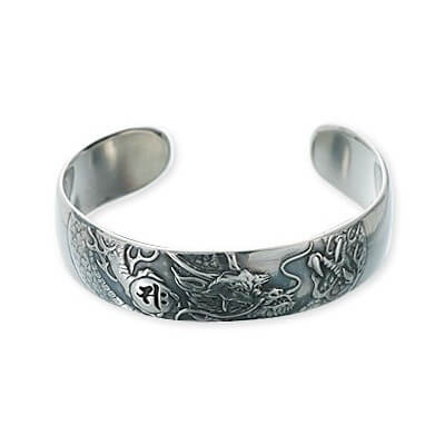 彫銀 シルバーバングル