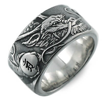 彫銀 シルバーリング