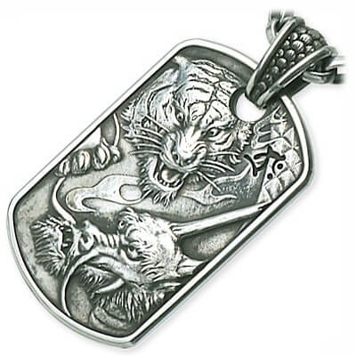 彫銀 シルバーネックレス