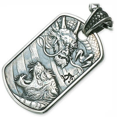 彫銀 シルバーネックレス