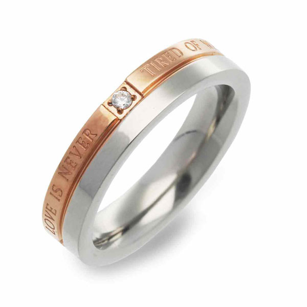 MARIA BRIGHT ステンレスリング