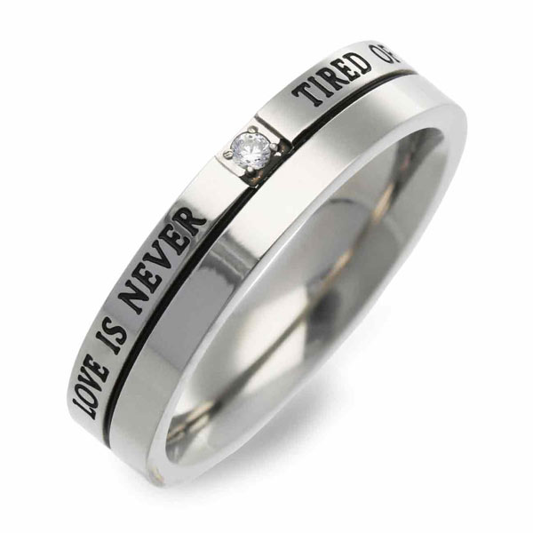 MARIA BRIGHT ステンレスリング