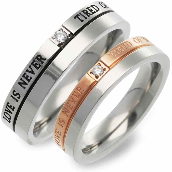 MARIA BRIGHT ステンレスペアリング