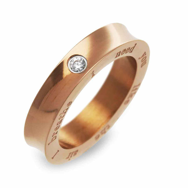 MARIA BRIGHT ステンレスリング