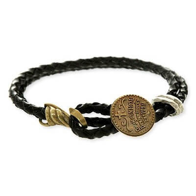 Dr MONROE レザーブレスレット