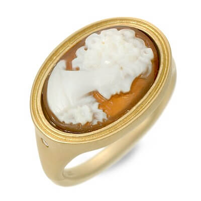 Victorina イエローゴールドリング