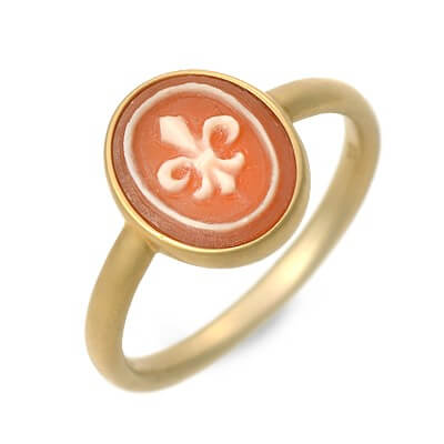 Victorina イエローゴールドリング