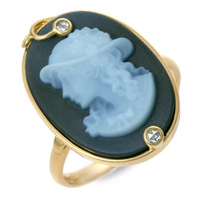 Victorina イエローゴールドリング