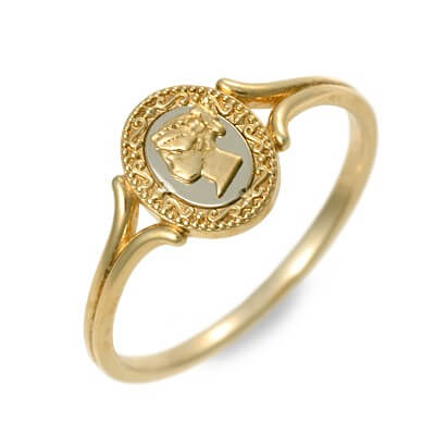 Victorina ホワイトゴールドリング