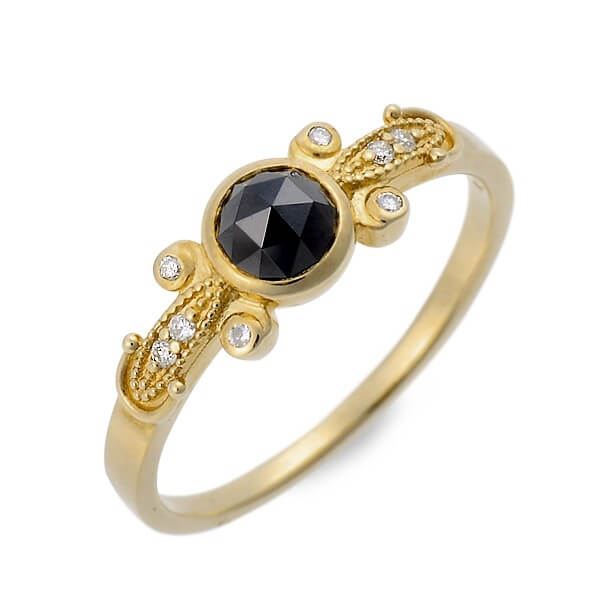 Victorina イエローゴールドリング