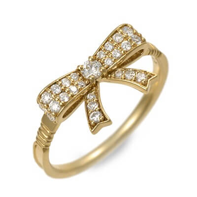 Victorina イエローゴールドリング