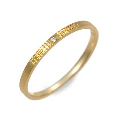 Victorina イエローゴールドリング