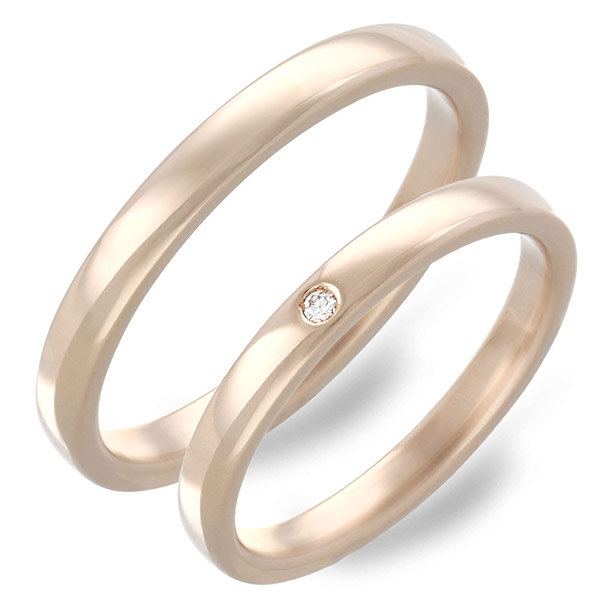 Honey Bride ハニーイエローゴールドマリッジリング