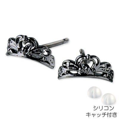 Rosso シルバースタッドピアス