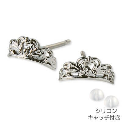 Rosso シルバースタッドピアス