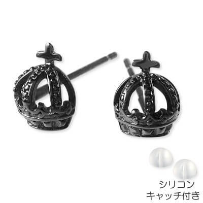 Rosso シルバースタッドピアス