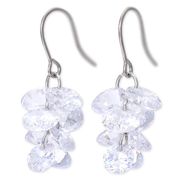 Rosso チタンフックピアス