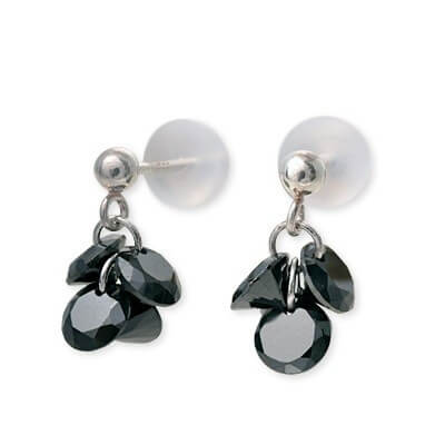 Rosso シルバースタッドピアス