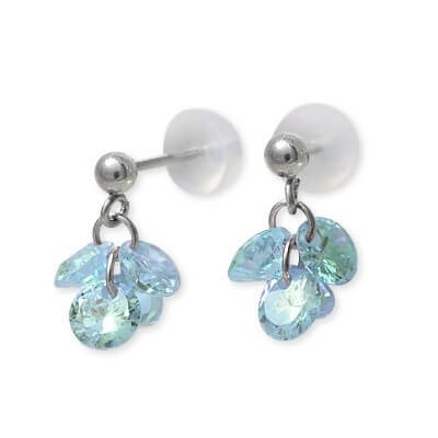 Rosso シルバースタッドピアス