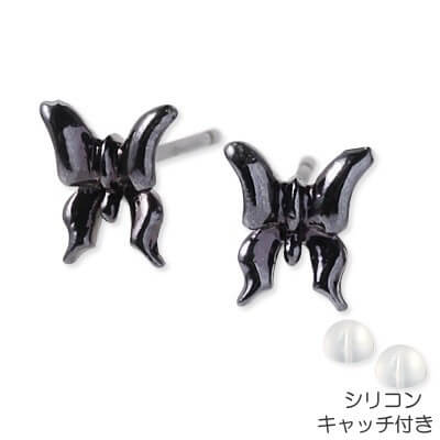 Rosso シルバースタッドピアス