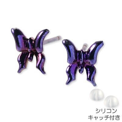 Rosso シルバースタッドピアス