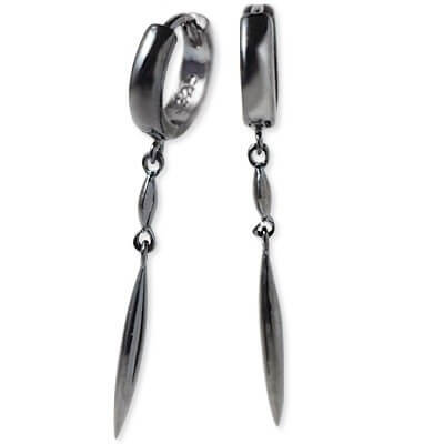 Rosso シルバーフープピアス