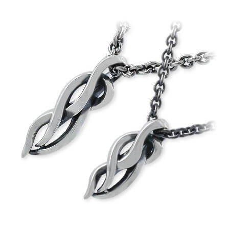 M'S COLLECTION シルバーペアネックレス