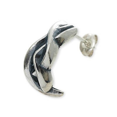 M'S COLLECTION シルバースタッドピアス(片耳用)