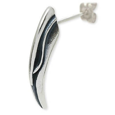 M'S COLLECTION シルバースタッドピアス(片耳用)