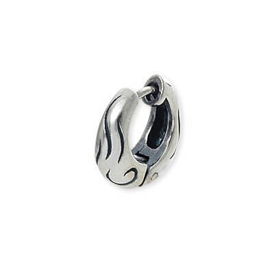 M'S COLLECTION シルバーフープピアス(片耳用)