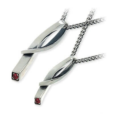 M'S COLLECTION シルバーペアネックレス