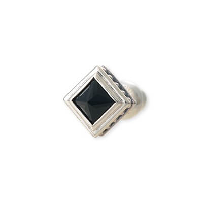 SAITAL シルバースタッドピアス(片耳用)