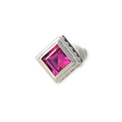 SAITAL シルバースタッドピアス(片耳用)