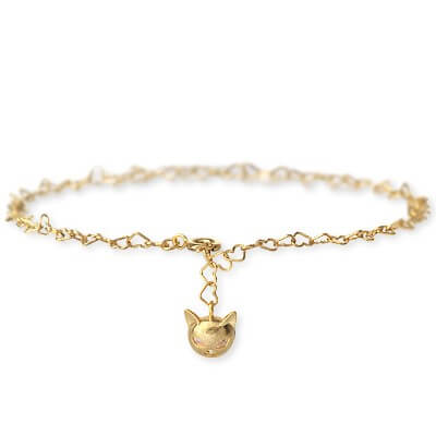 Blue Cat ゴールドアンクレット