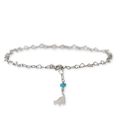 Blue Cat シルバーアンクレット