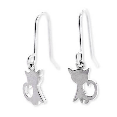 Blue Cat シルバーピアス