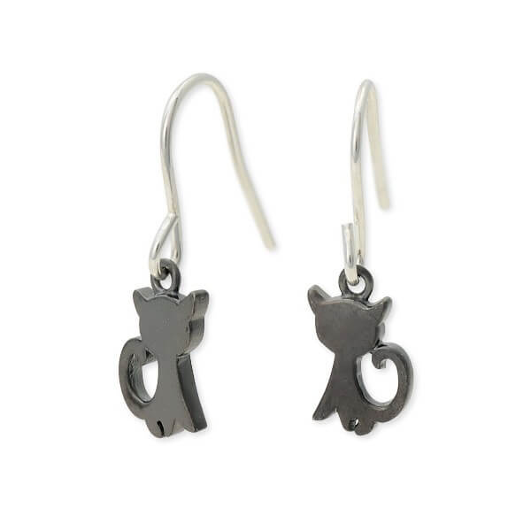 Blue Cat シルバーフックピアス